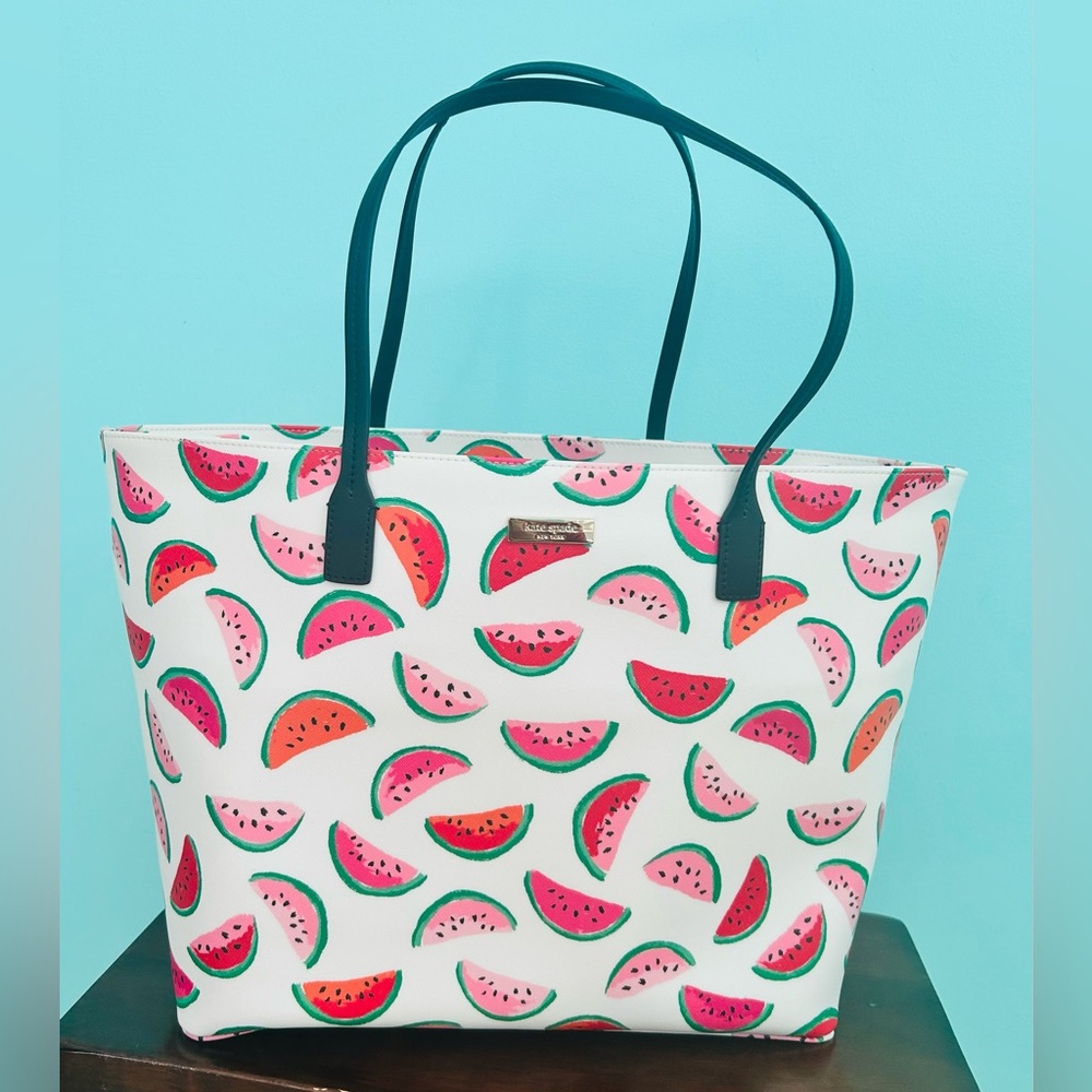 Kate Spade Watermelon Margareta Splash Large Tote Bag Handbag